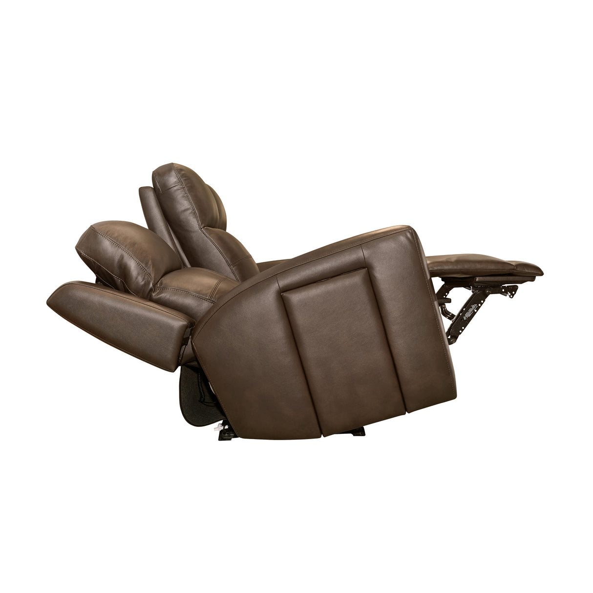 Extended view 2 of Everest Rustic Brown Power Reclining Sofa