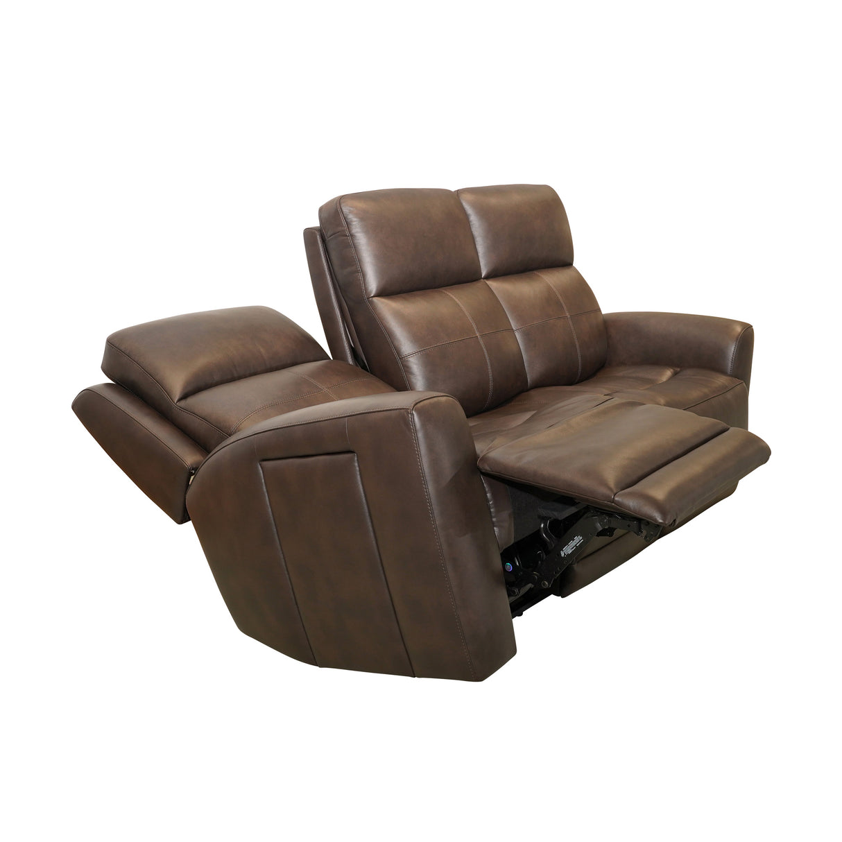 Extended view 4 of Everest Rustic Brown Power Reclining Sofa