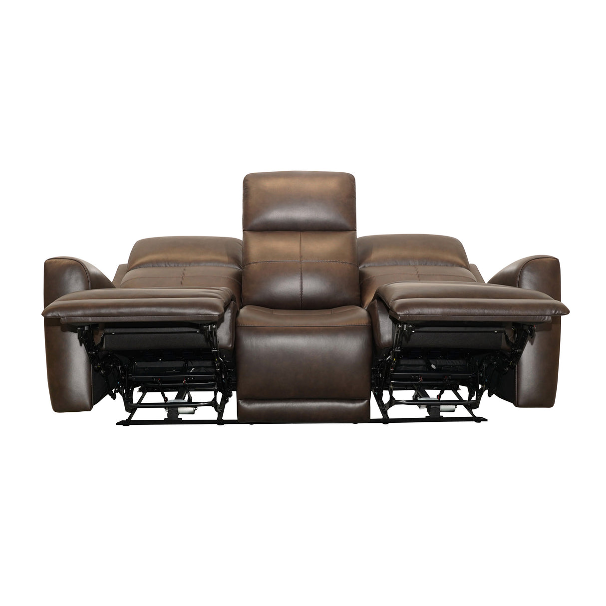 Extended view 5 of Everest Rustic Brown Power Reclining Sofa