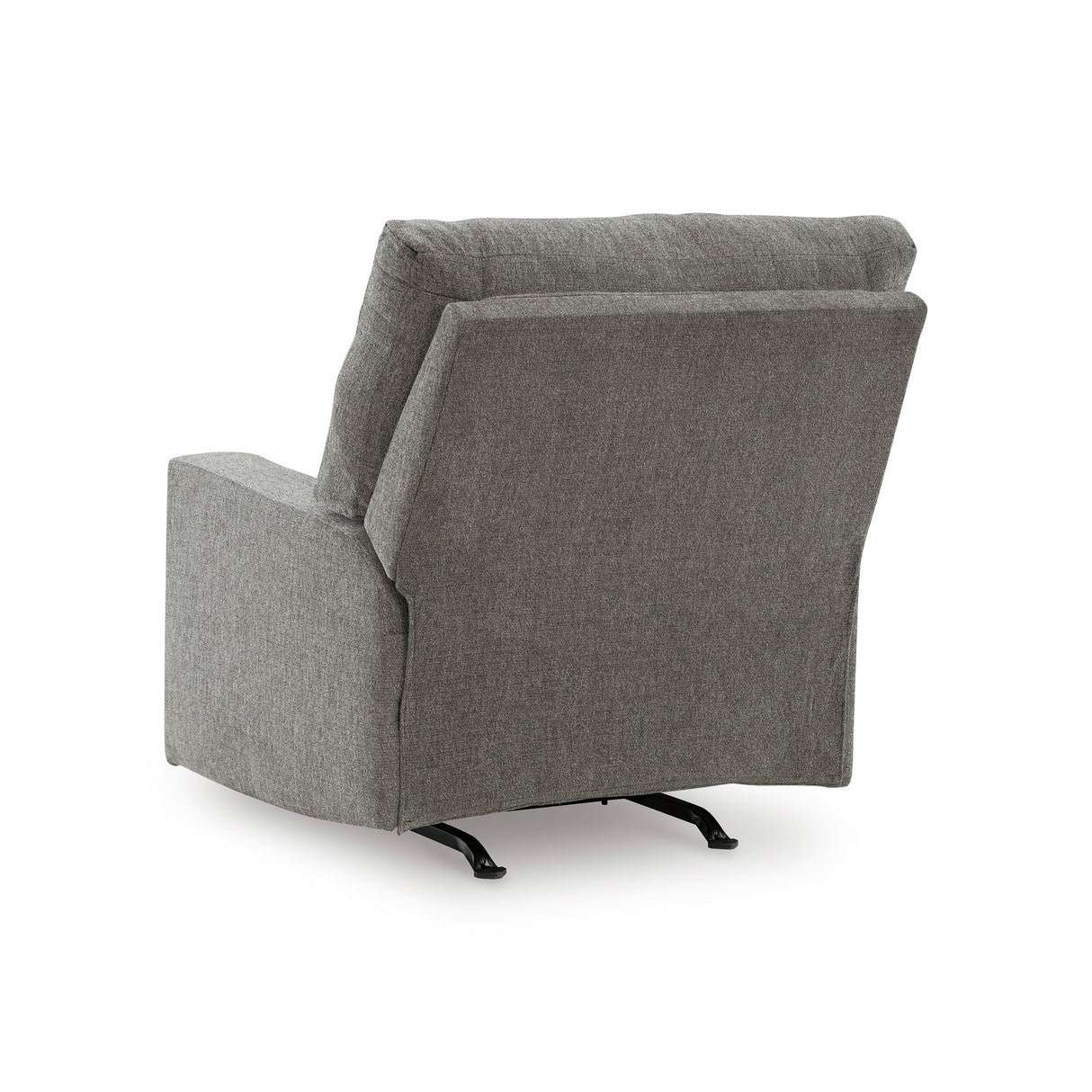 Back view of Seyler Lane Gray Rocker Recliner
