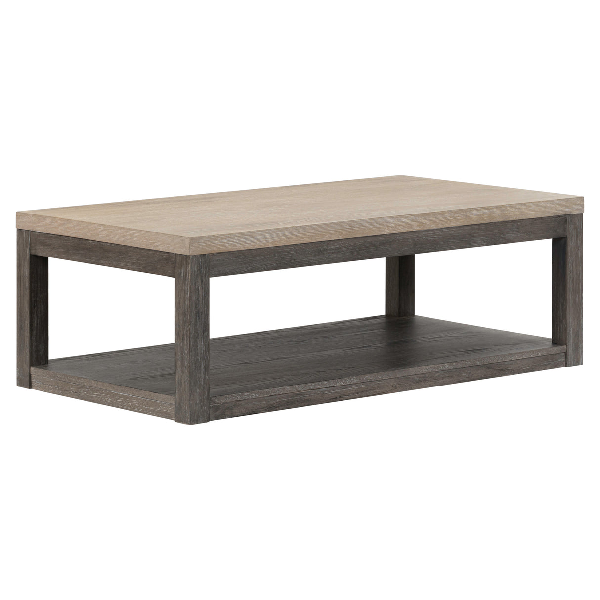 Front right view of Piedmont Charcoal Coffee Table