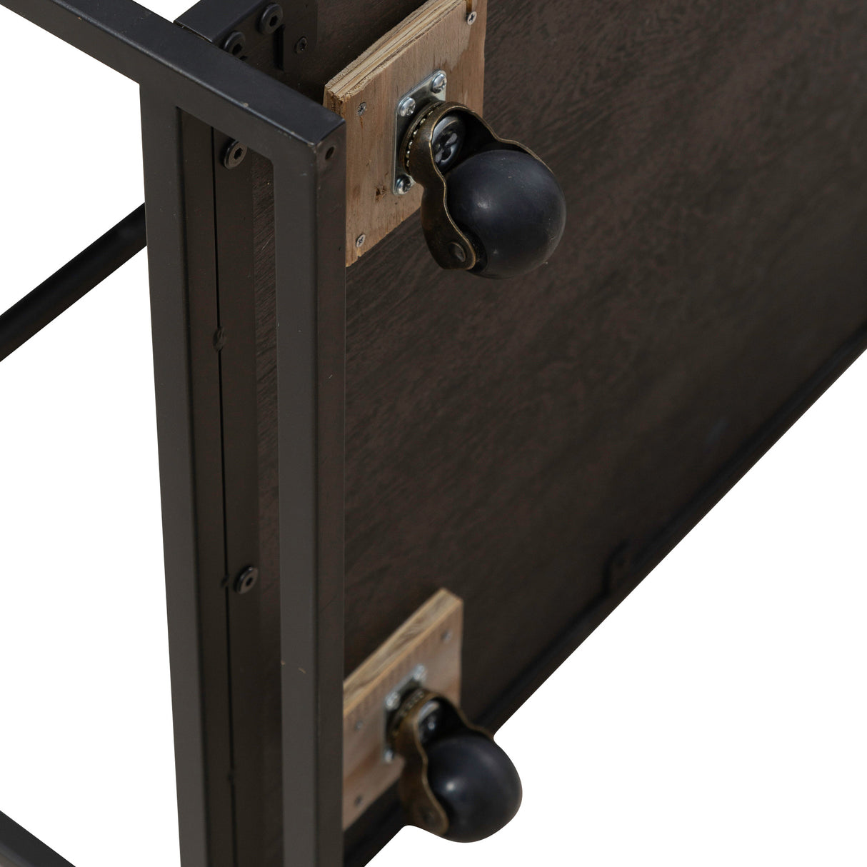 Detail view of Bedford Weathered Oak Coffee Table