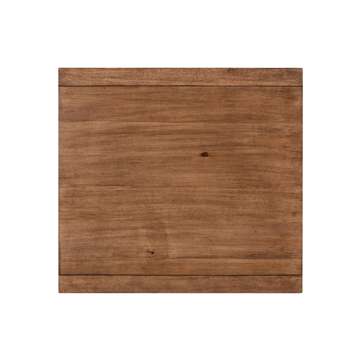 Top view of Shaker Lakes Harvest Brown End Table