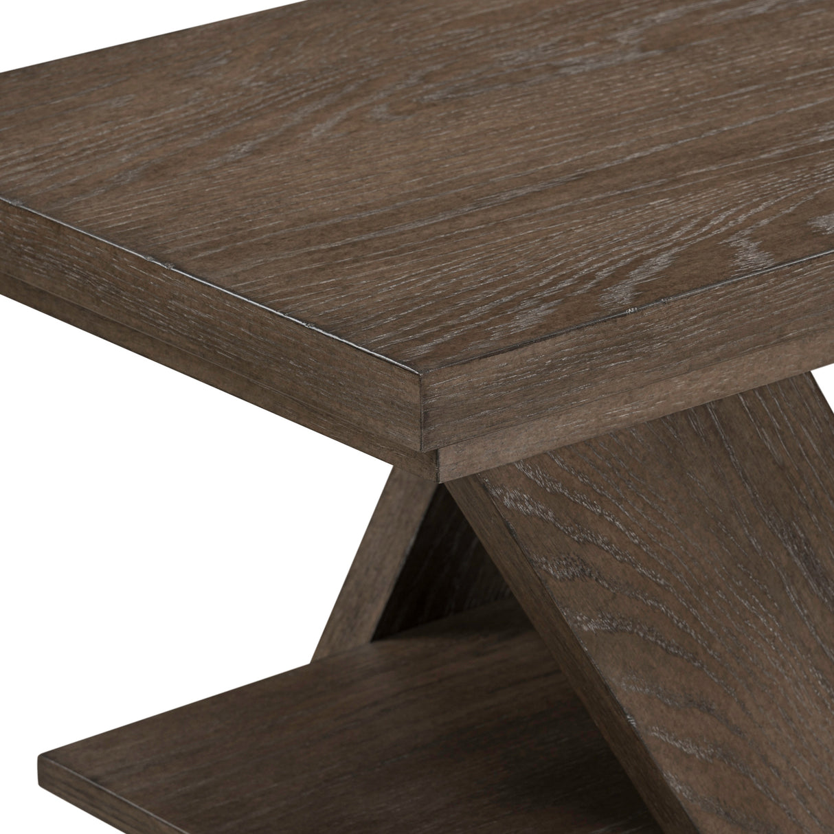 Swatch for the Aspen Sky Saddle Brown Chairside Table