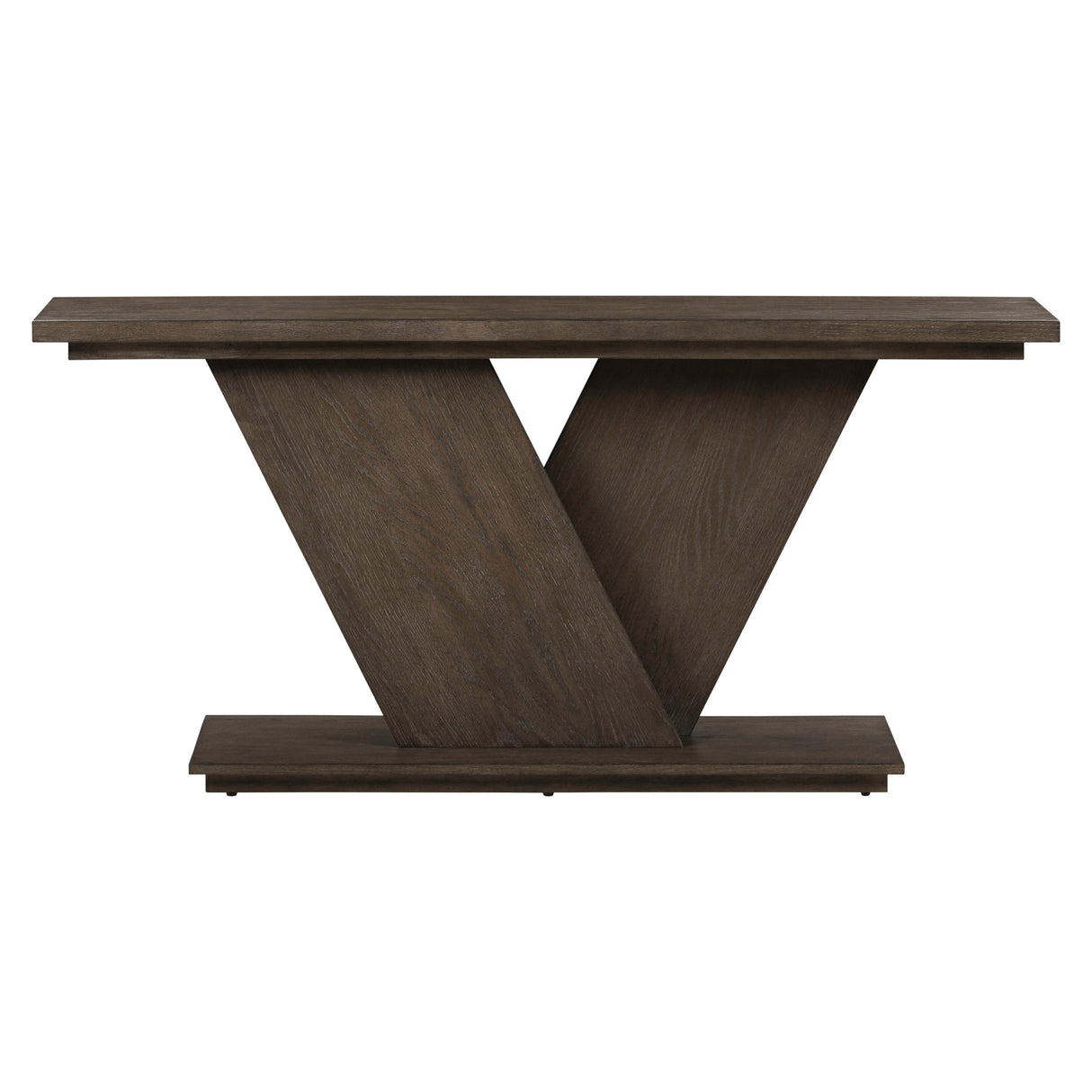 Aspen Sky Saddle Brown Sofa Table QK1106185