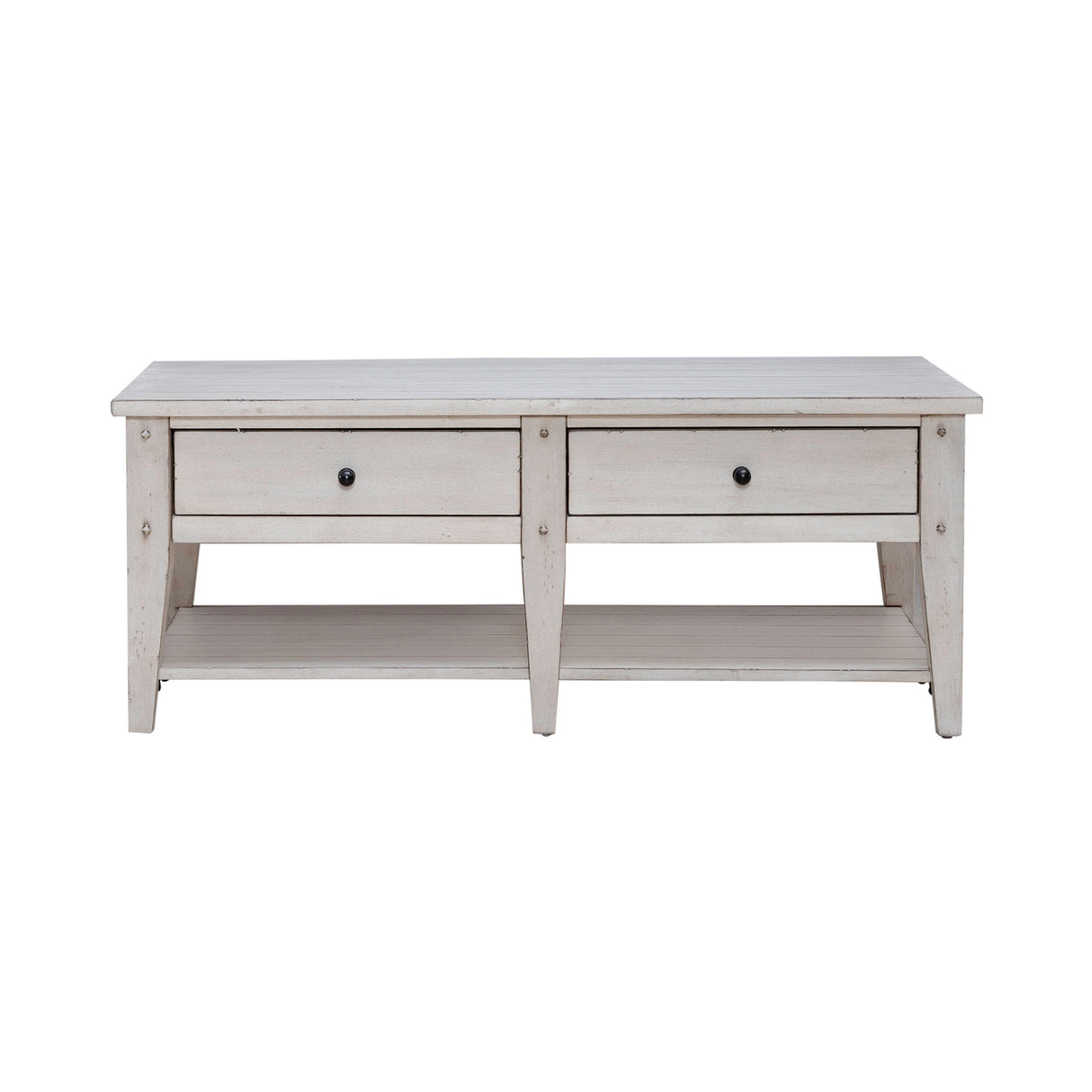 Lake House Weathered White Coffee Table QK1106186