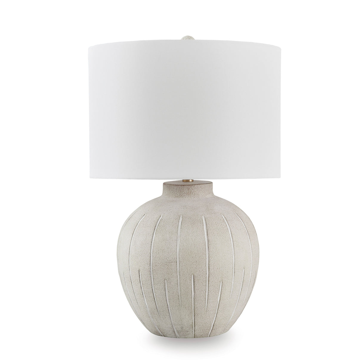 Medium Lamps (20"-29") Gray Calbert Table Lamp QK1106217