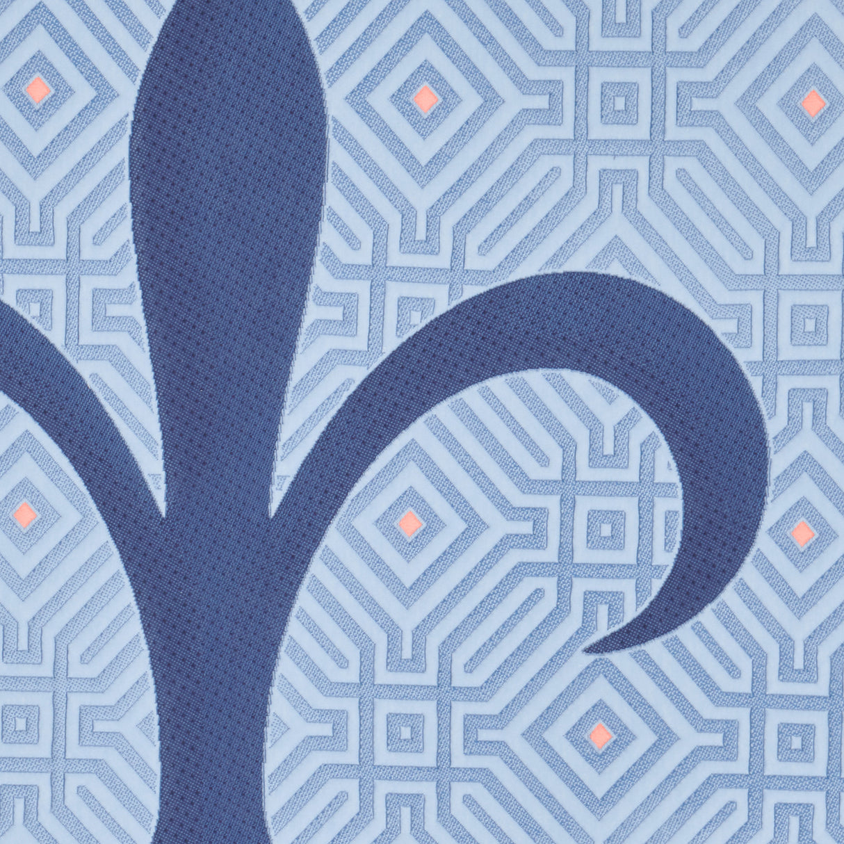 Swatch for the Queen Blue Lux Hybrid Elite Firm Mattress