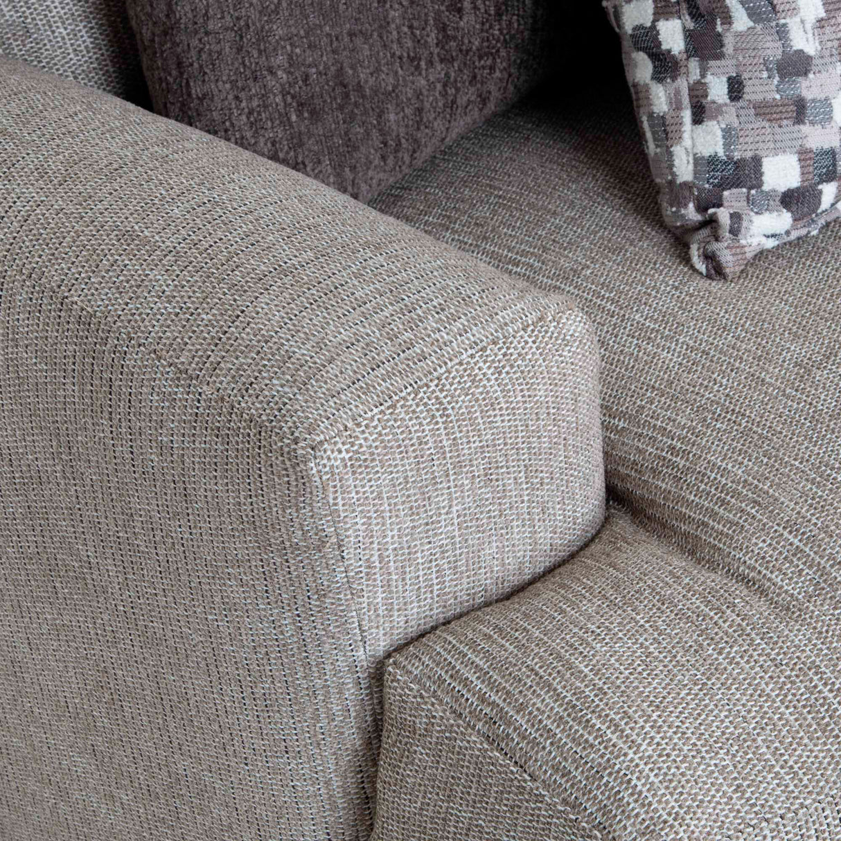 Detail view of Wake Otter Sofa