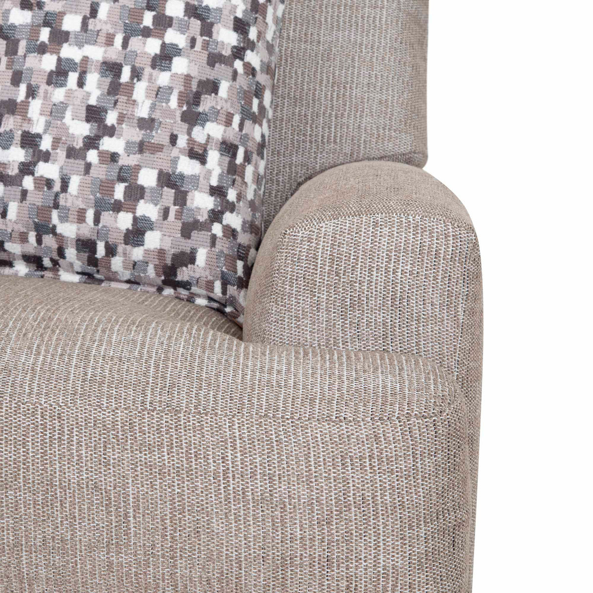 Detail view of Wake Otter Loveseat