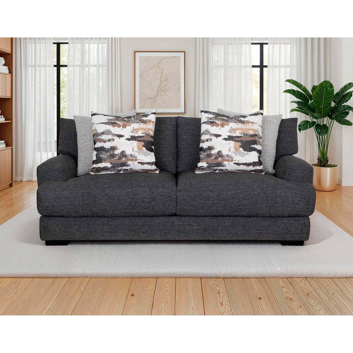 Room setting 3 featuring Wake Slate Sofa