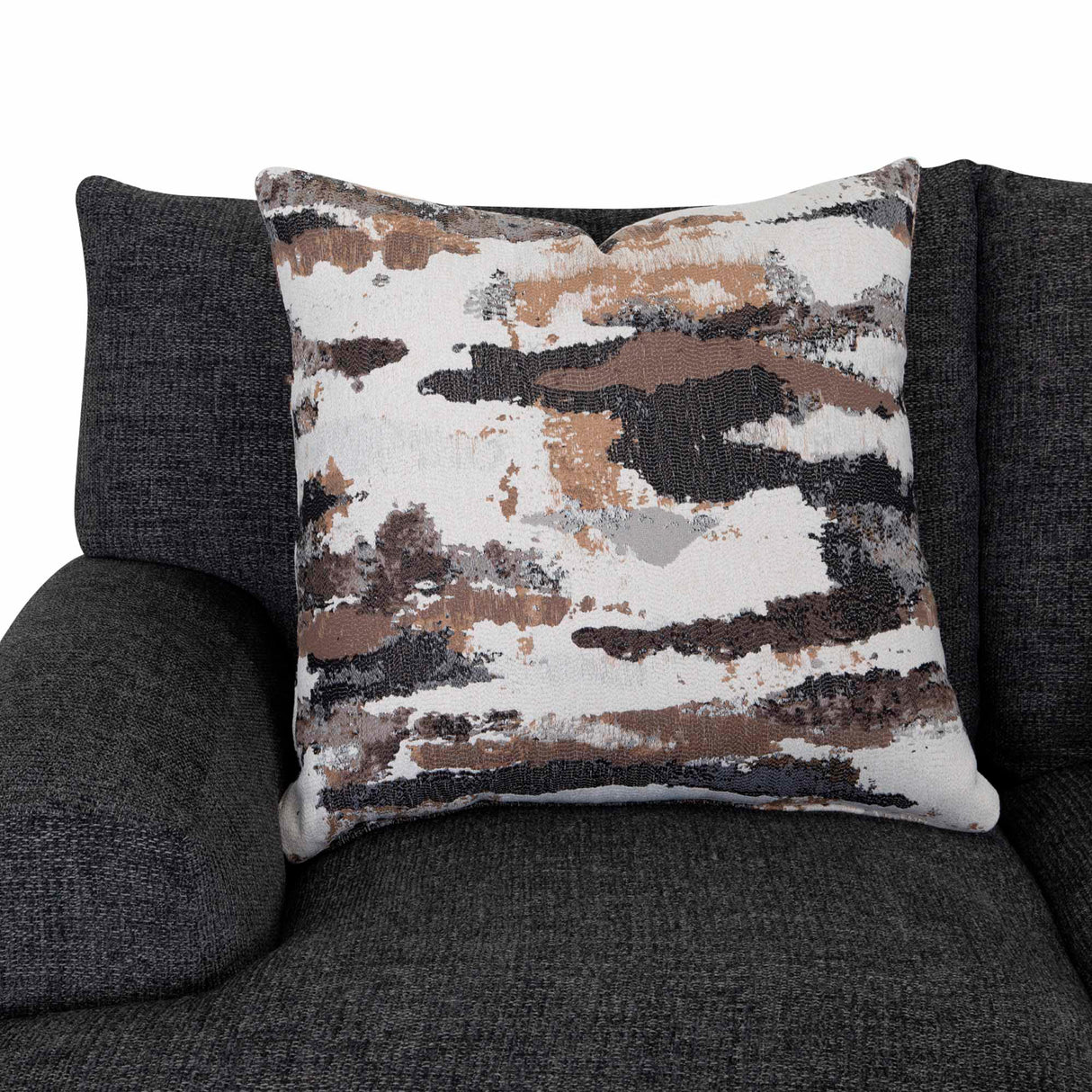 Detail view of Wake Slate Loveseat