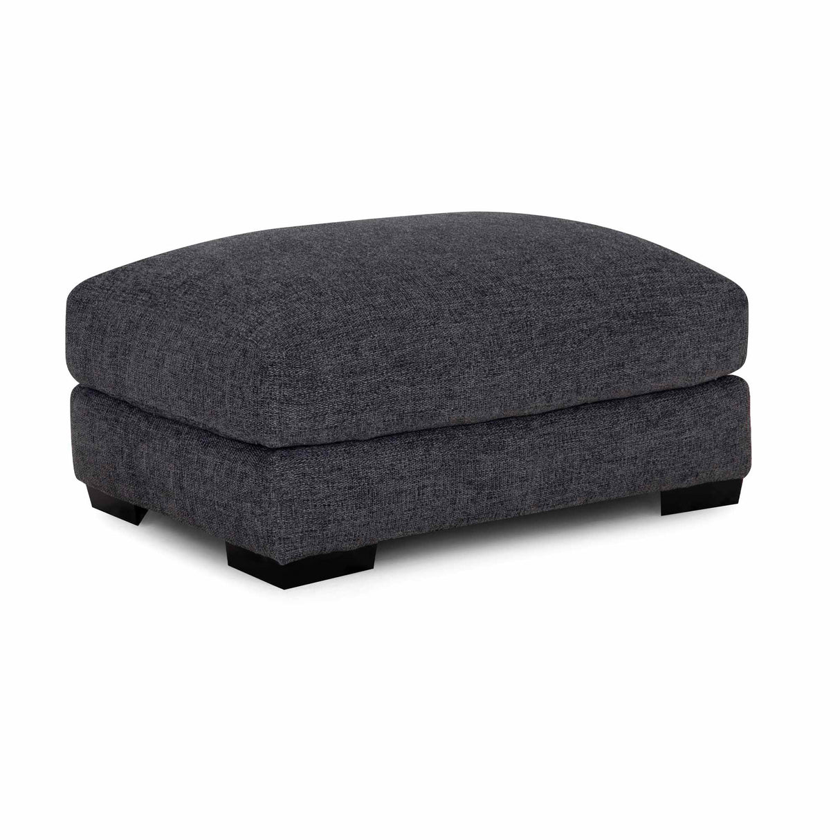 Front right view of Wake Slate Ottoman