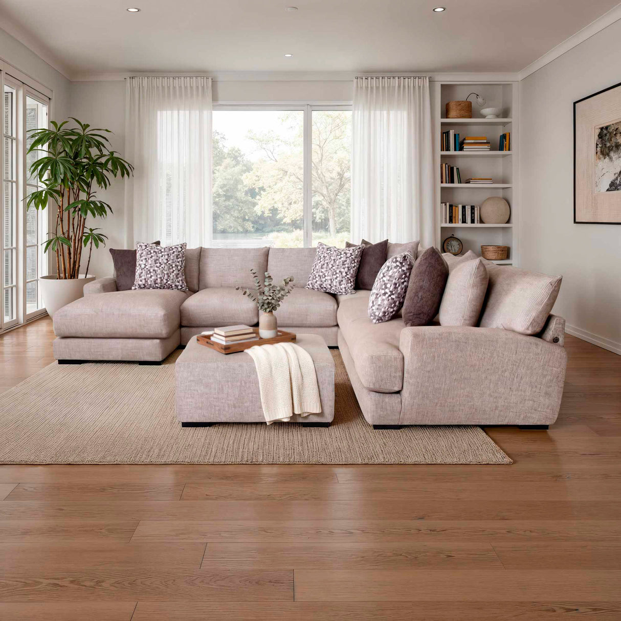 Wake 4 Piece Left Chaise Sectional