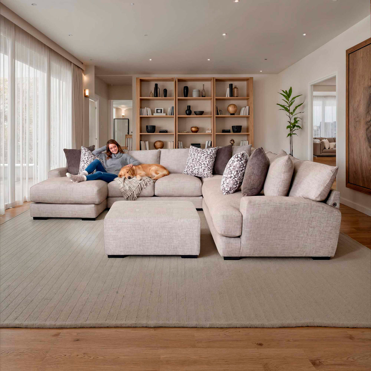 Wake 4 Piece Left Chaise Sectional
