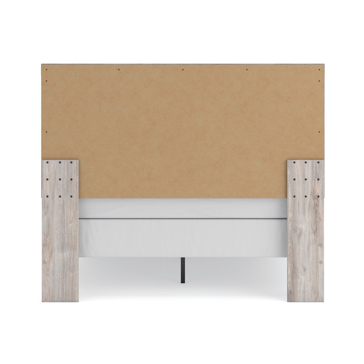 Back view of Broachmyn Gray Queen Panel Bed