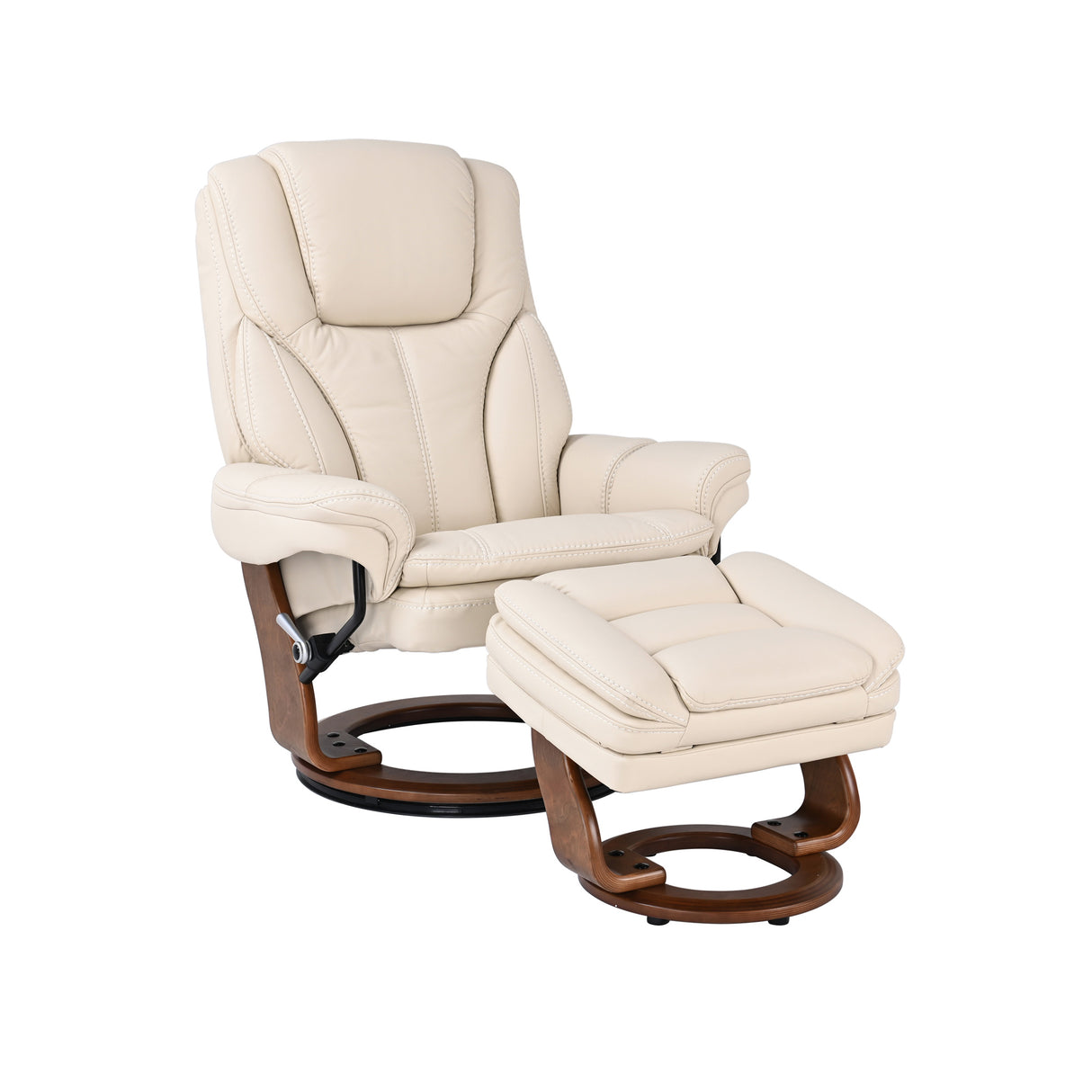 Hana Ivory Recliner with Ottoman QK1106419