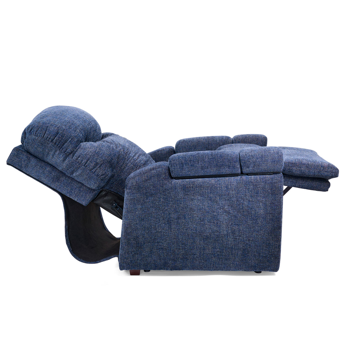 Side view of Maya Midnight Power Lift Chair Recliner