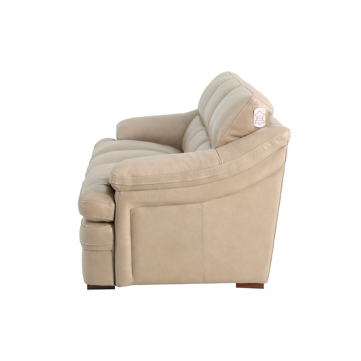 Side view of Ellsworth Pebble Sofa