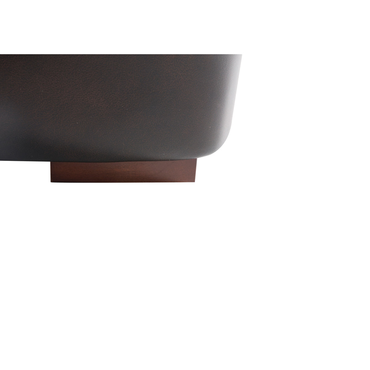 Detail view of Ellsworth Dark Brown Sofa