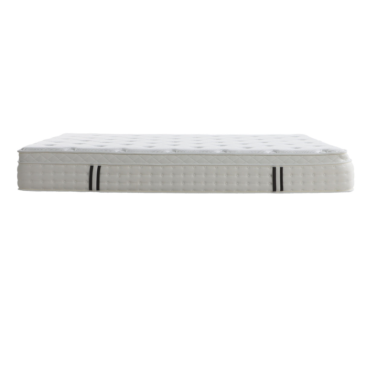 Side view of Essential 10 Inch Hybrid Queen Mattress