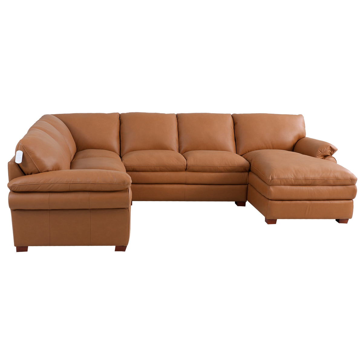 Side view of Moldova Antelope 3 Piece Right Chaise Sectional