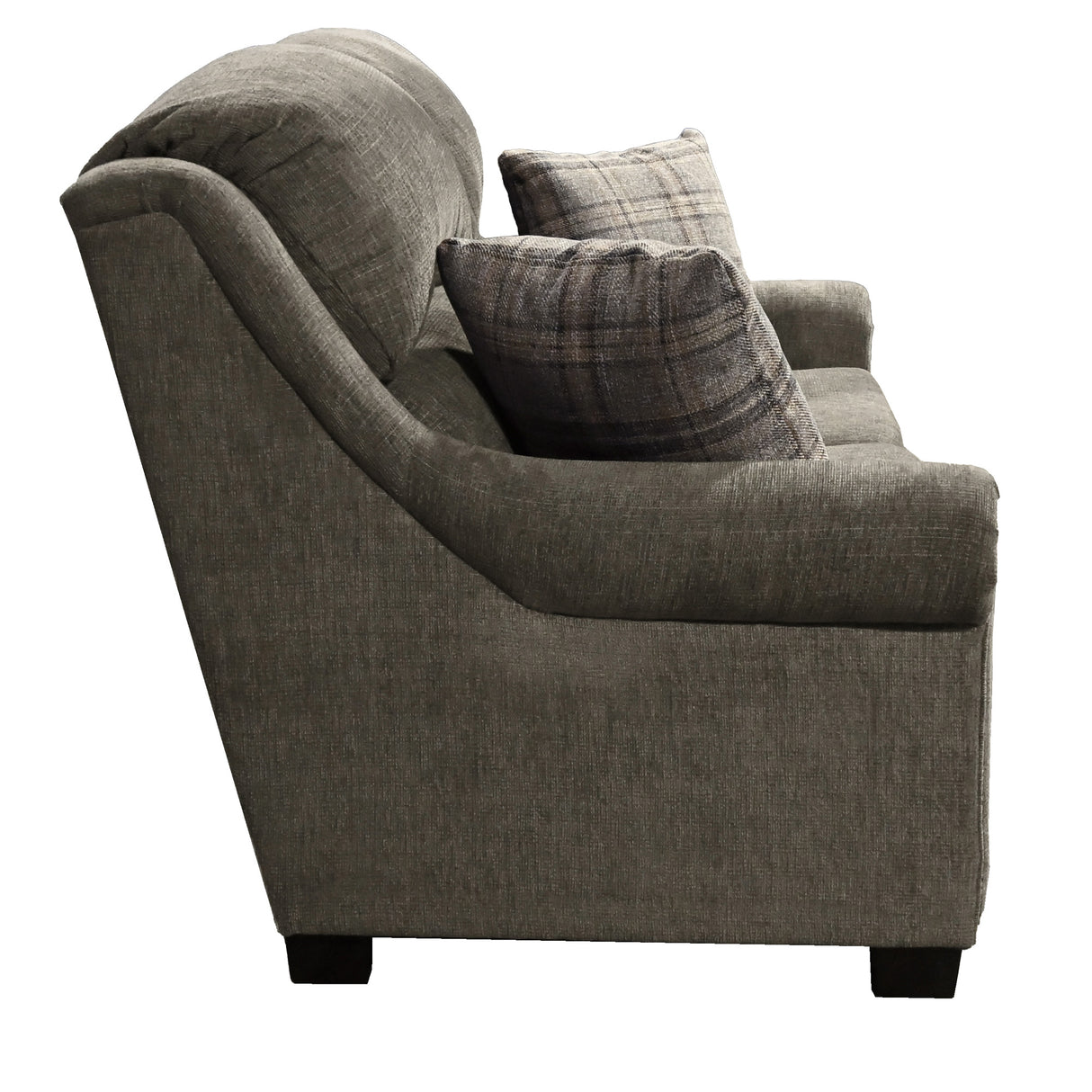 Side view of Redcliffe Truffle Loveseat