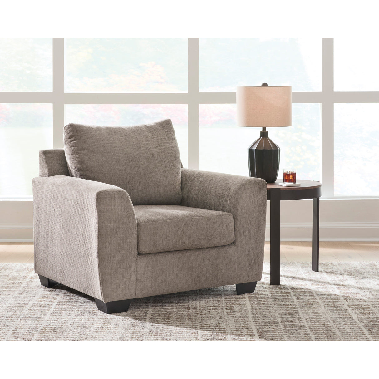 A room setting featuring Loreo Truffle Chair