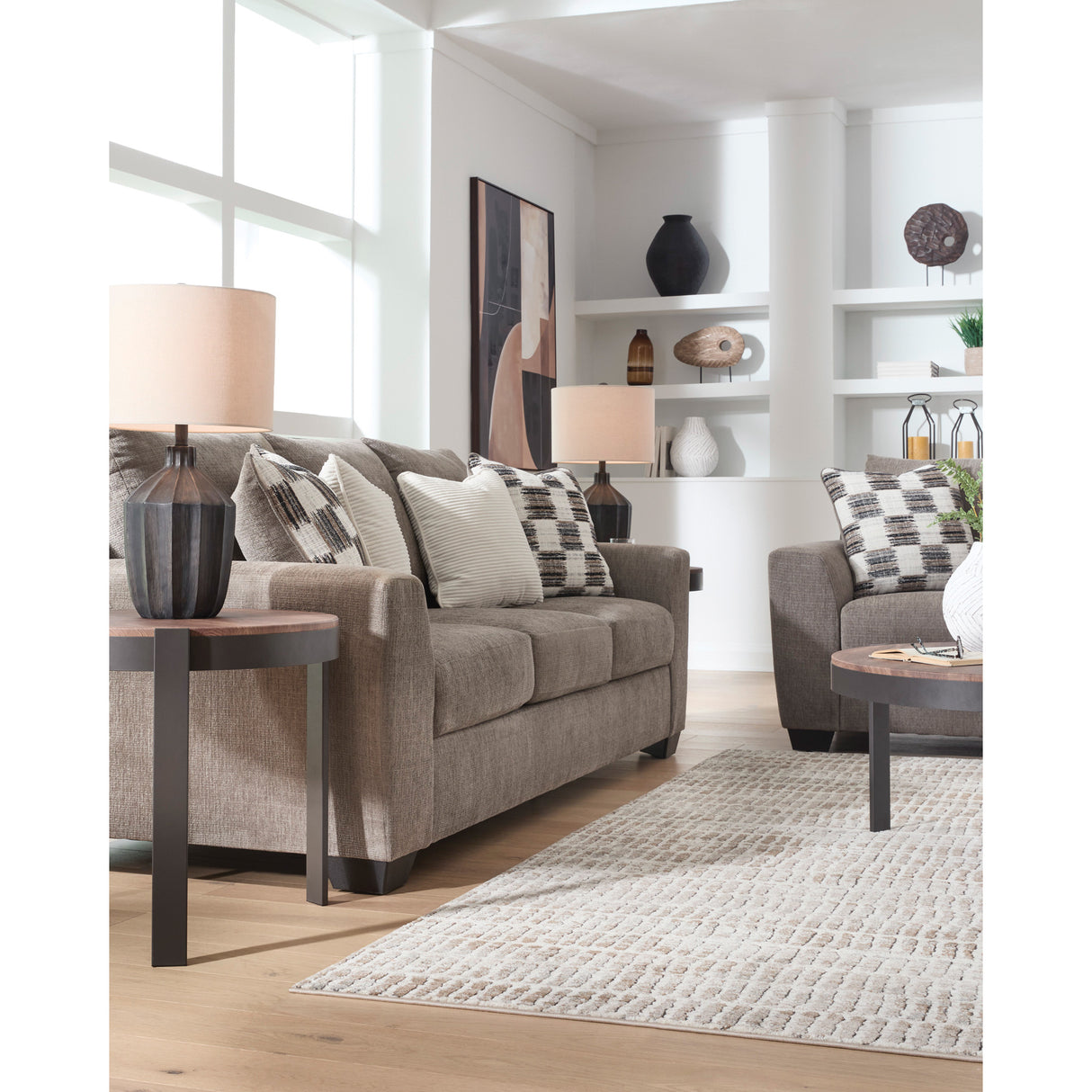 Room setting 8 featuring Loreo Truffle Sofa