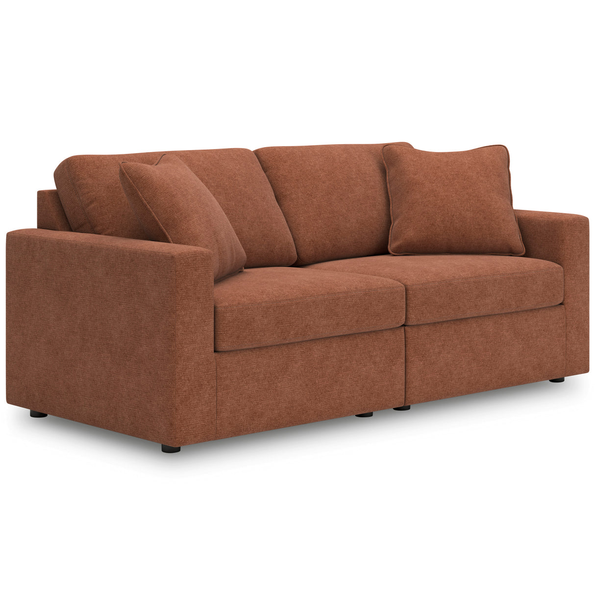 Front right view of Modmax Spice 2 Piece Loveseat