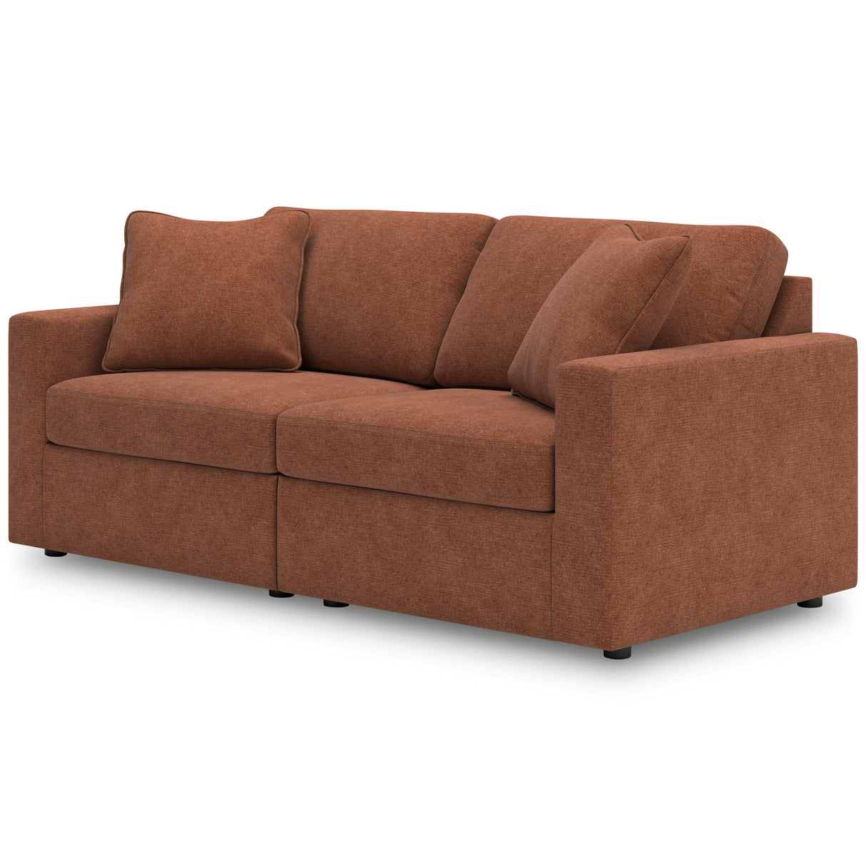 Side view of Modmax Spice 2 Piece Loveseat