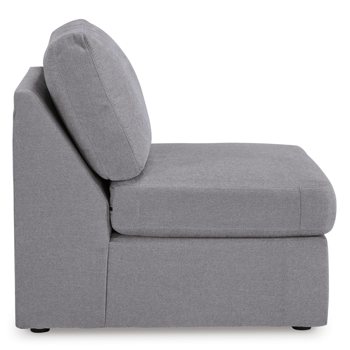Side view of Modmax Granite Armless Chair