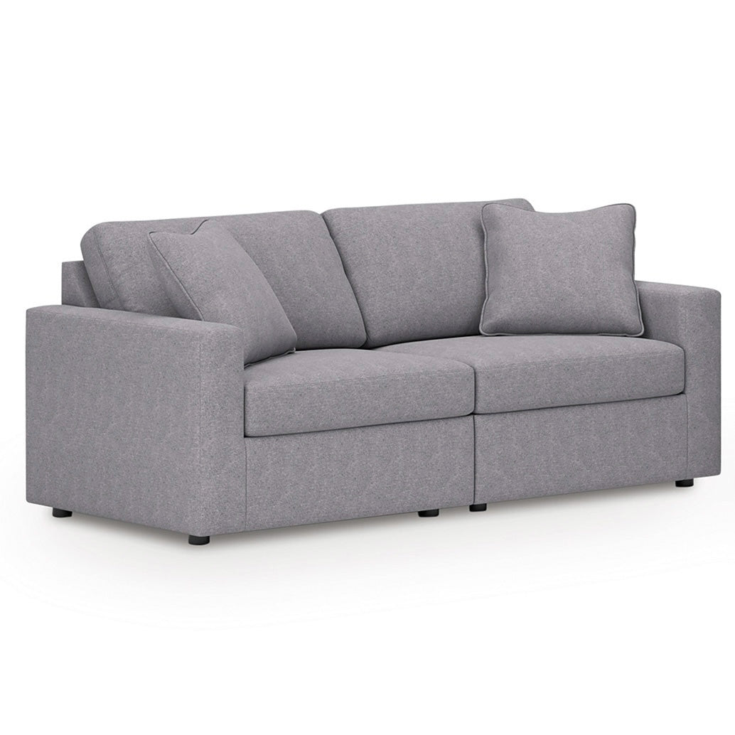 Front right view of Modmax Granite 2 Piece Loveseat