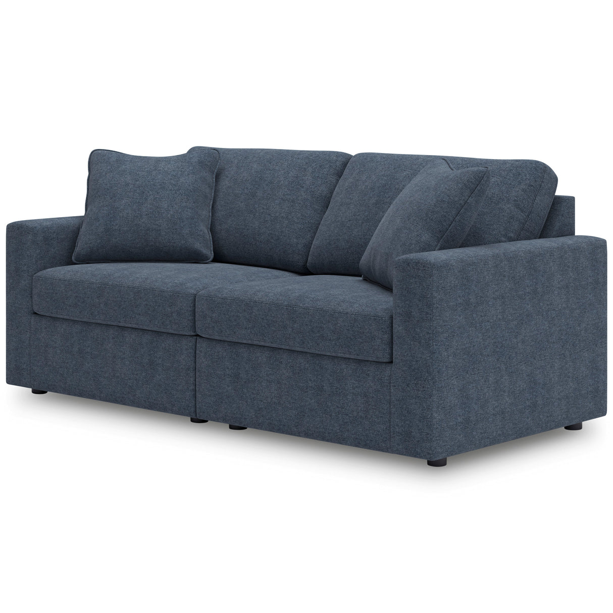Side view of Modmax Ink 2 Piece Loveseat