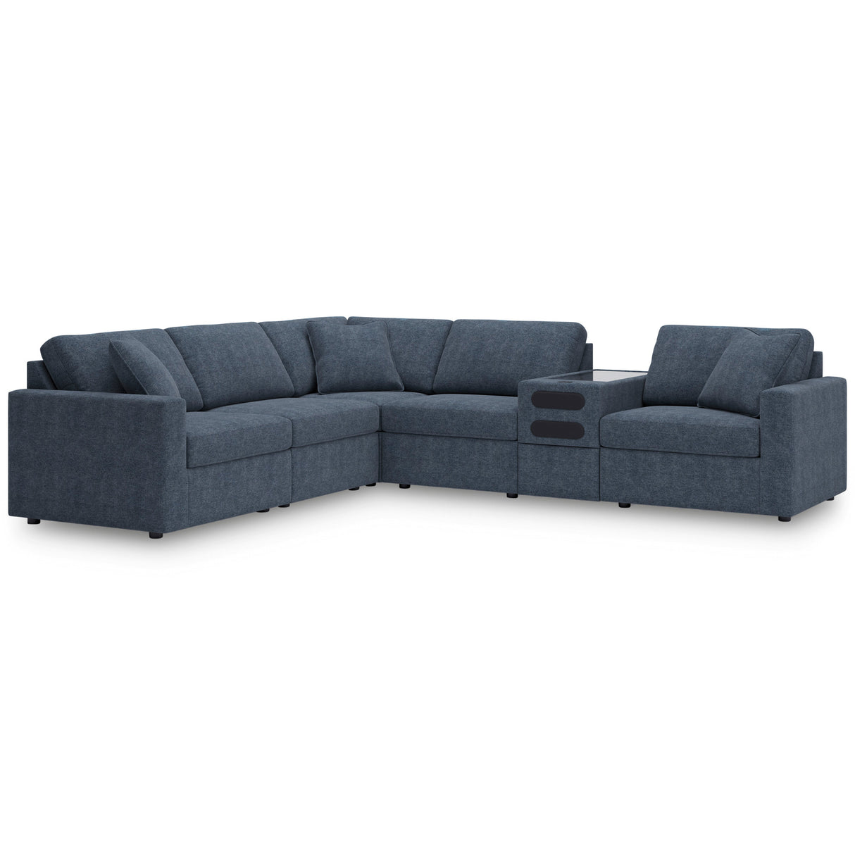 Modmax Ink 6 Piece Sectional with Audio Console QK1107406
