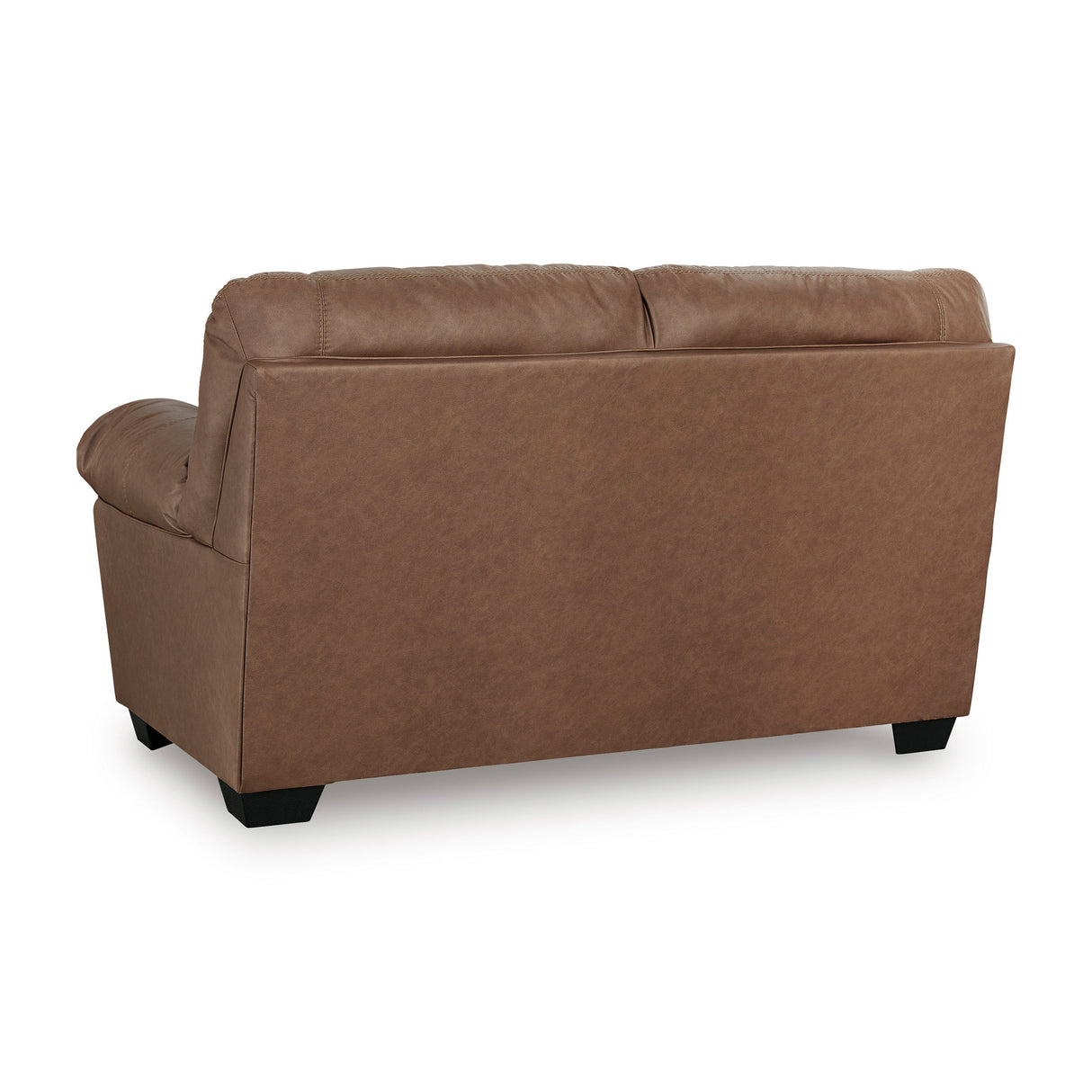 Back view of Whitlock Caramel Loveseat
