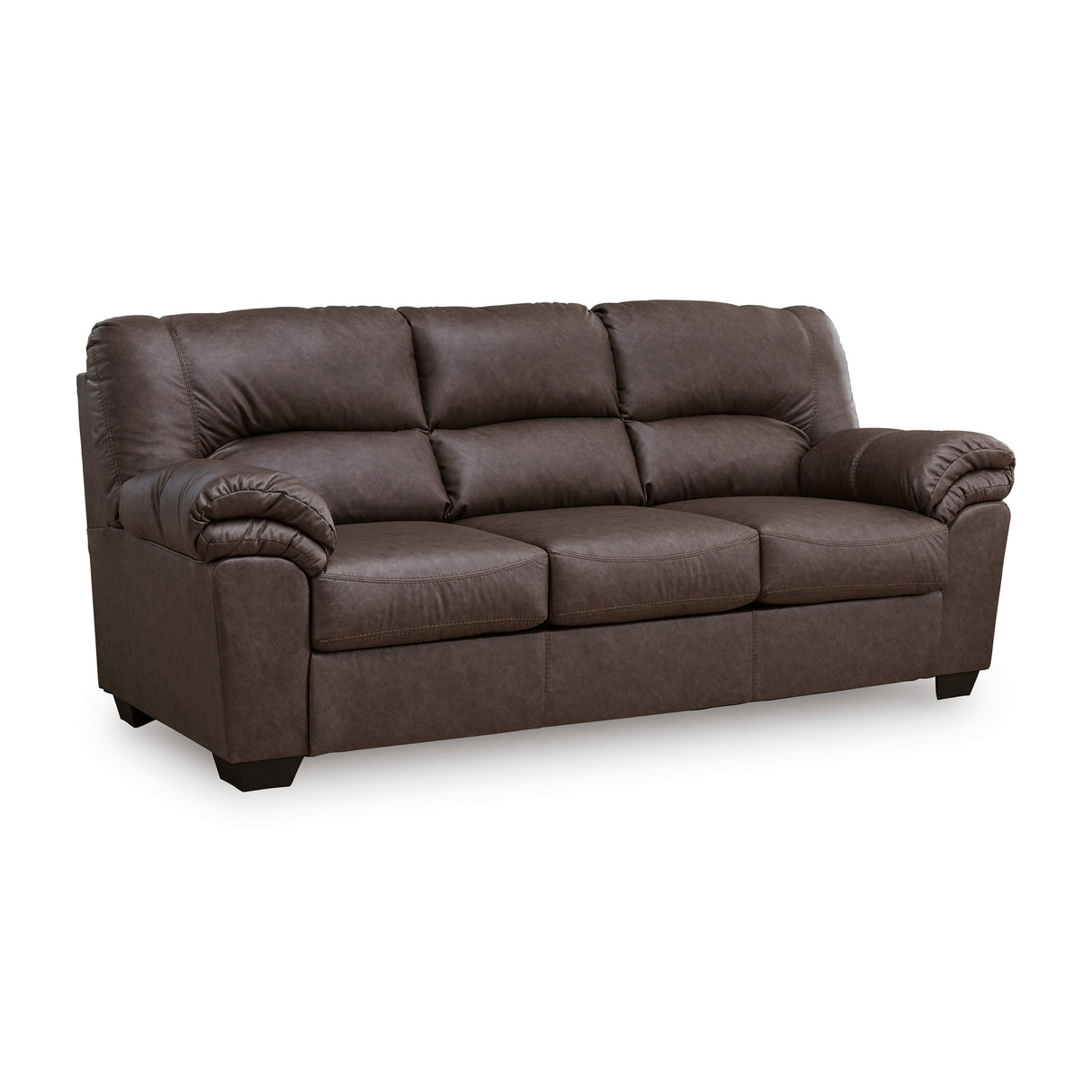 Front right view of Whitlock Umber Sofa