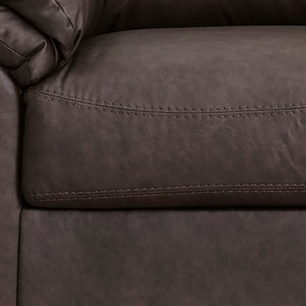 Detail view of Whitlock Umber Sofa