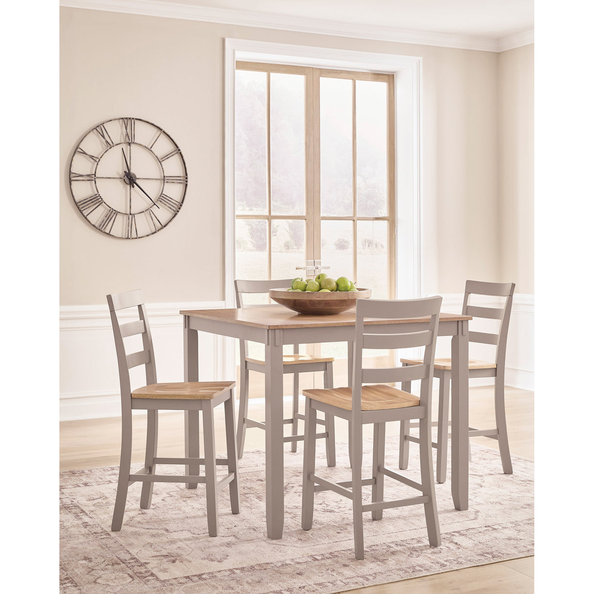 Gesthaven 5 Piece Square Counter Dining Set