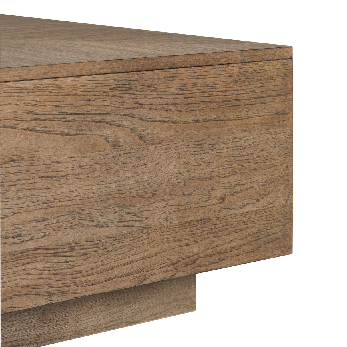 Detail view of Artisan Home Sienna Stone Square Coffee Table