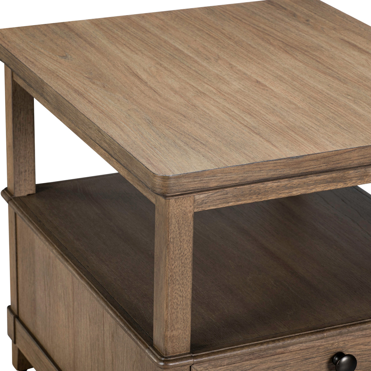 Detail view 2 of Artisan Home Sienna Stone 2 Drawer End Table