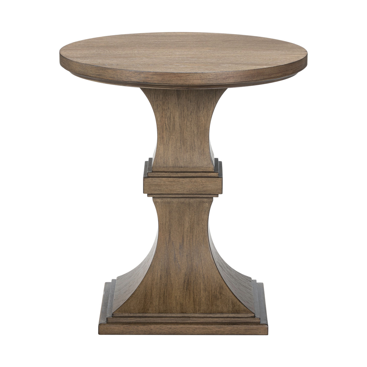 Artisan Home Sienna Stone Round Chairside Table QK1107460