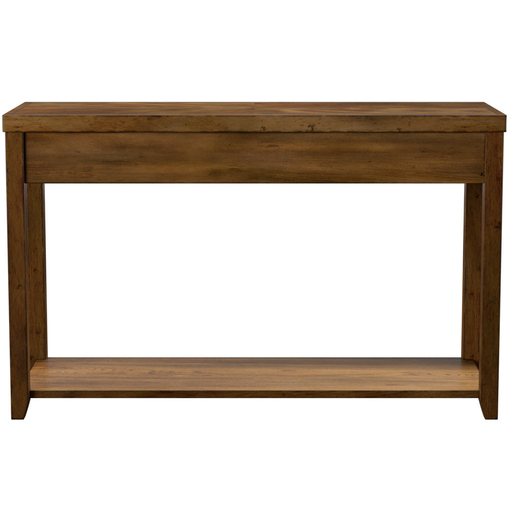 Back view of Mitchell Nutmeg Sofa Table