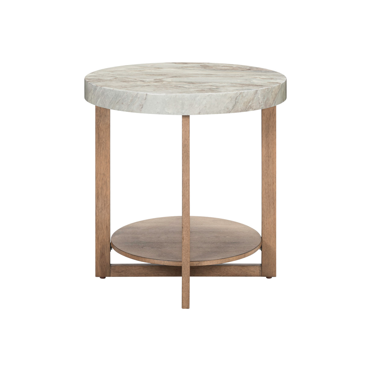 Danby Alabaster Round End Table QK1107473