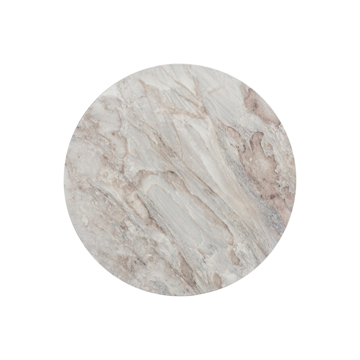 Top view of Danby Alabaster Round End Table