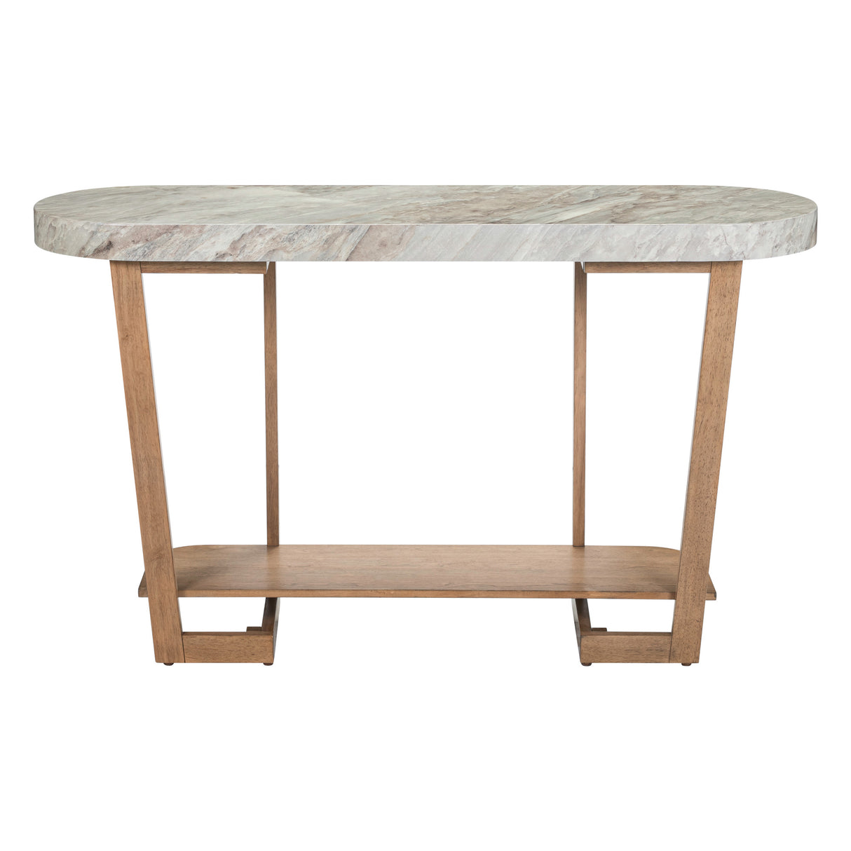 Back view of Danby Alabaster Sofa Table