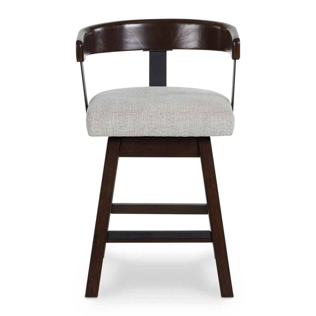 Haddigan Dark Brown Swivel Counter Stool QK1107505