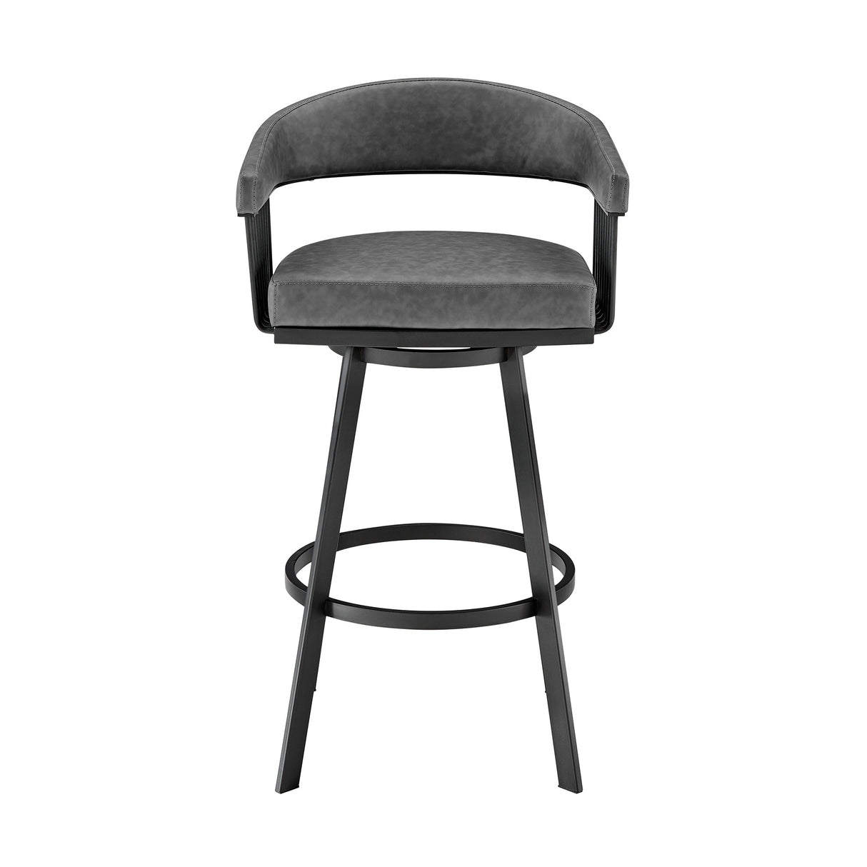 Chelsea Vintage Gray Swivel Counter Stool QK1107868
