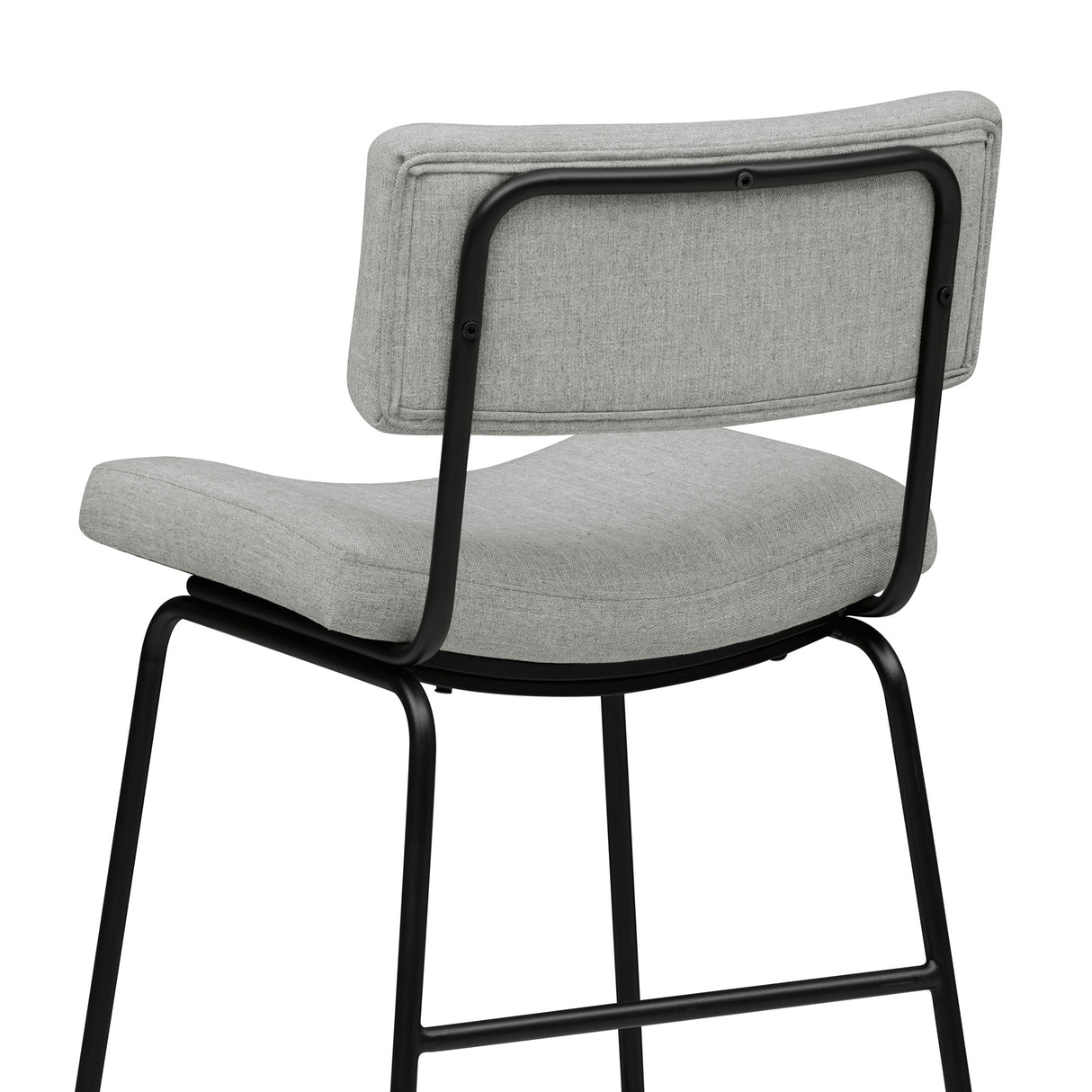 Top view of Malory Frosted Flint Bar Stool