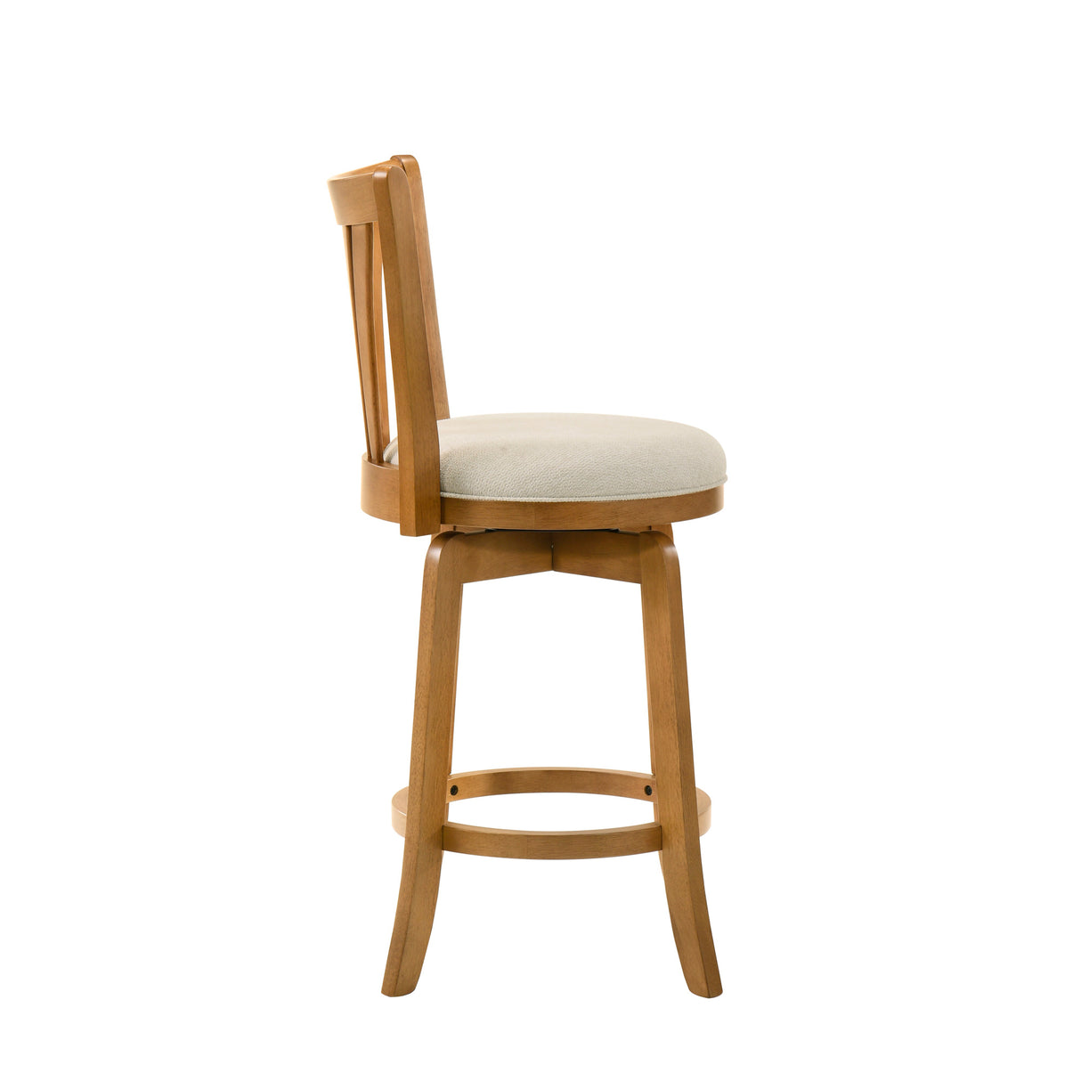 Right side view of Elle Dune Swivel Bar Stool